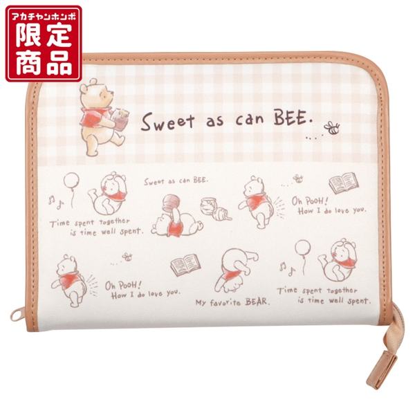 母子手帳ケース プーさん イエロー イエロー