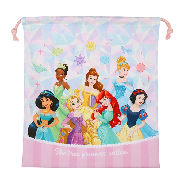 巾着大　ディズニープリンセス