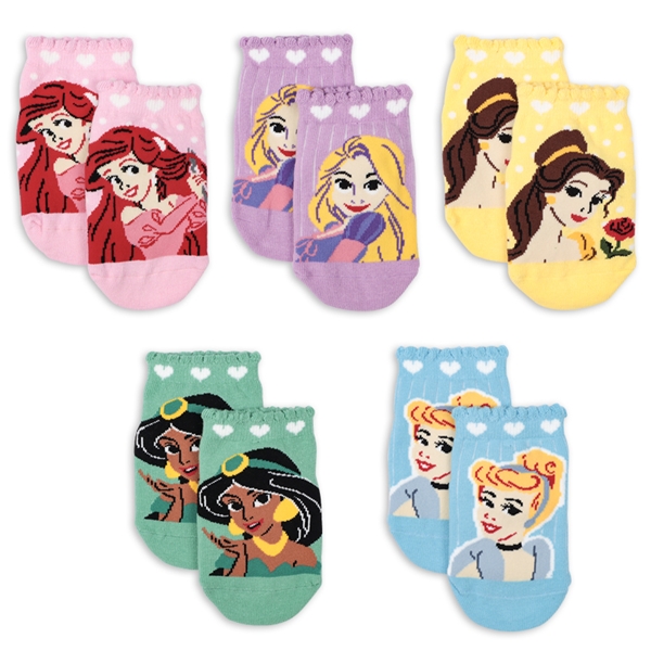 [お楽しみ袋]5Pベビーソックス　プリンセス ピンク 9~15cm