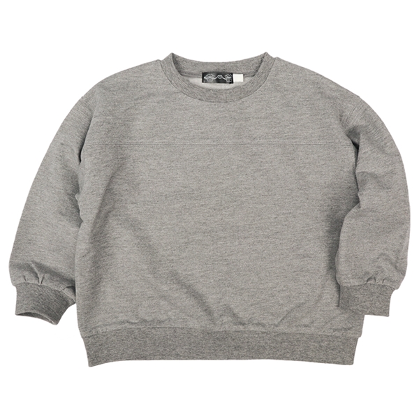 [キッズ]お悩み助け隊　防汚裏毛スウェット　泥汚れ　チャコールグレー チャコールグレー 100cm