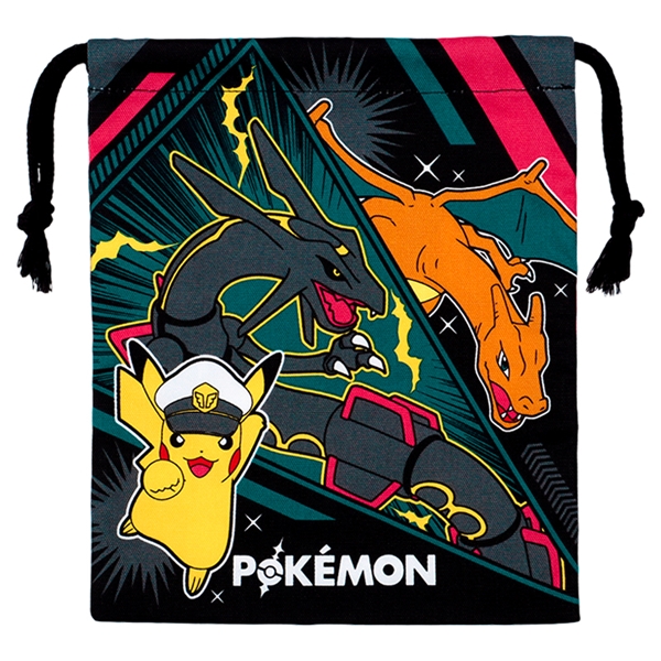 巾着Ｓ　ポケットモンスター　ＢＫ ブラック