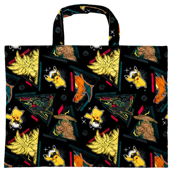 キルトレッスンバッグ　ポケットモンスター ブラック