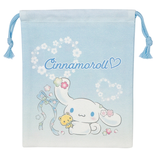 巾着Ｓ　シナモロール サックス