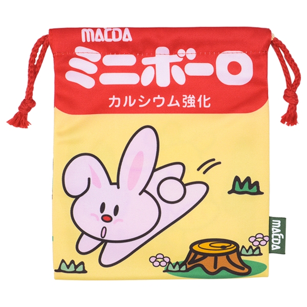 巾着　ミニボーロ ホワイト