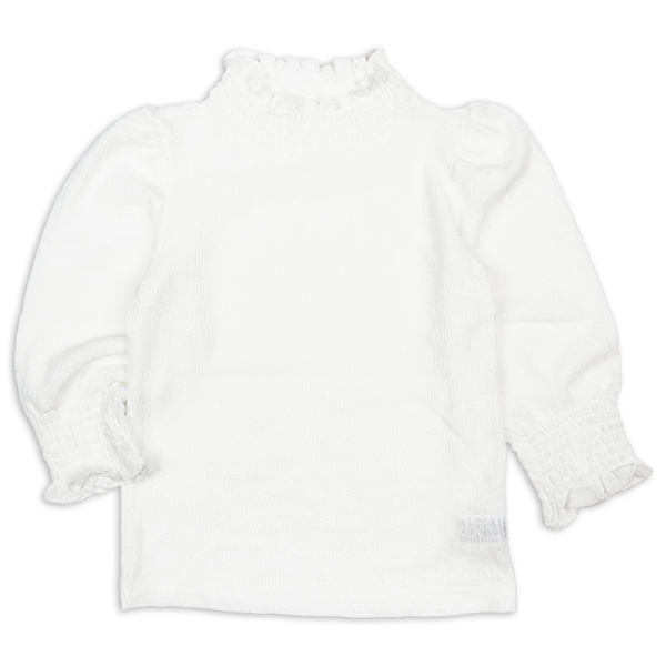 [キッズ]レーストップス　オフホワイト オフホワイト 100cm