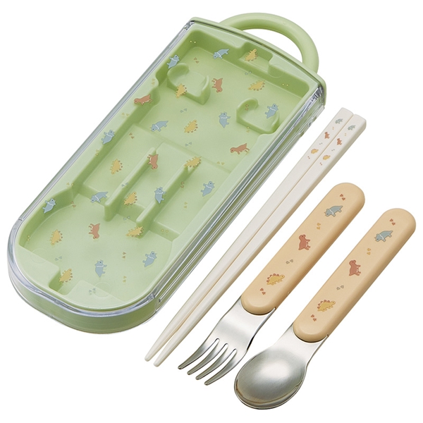 食洗機対応 スライド式トリオセット 恐竜