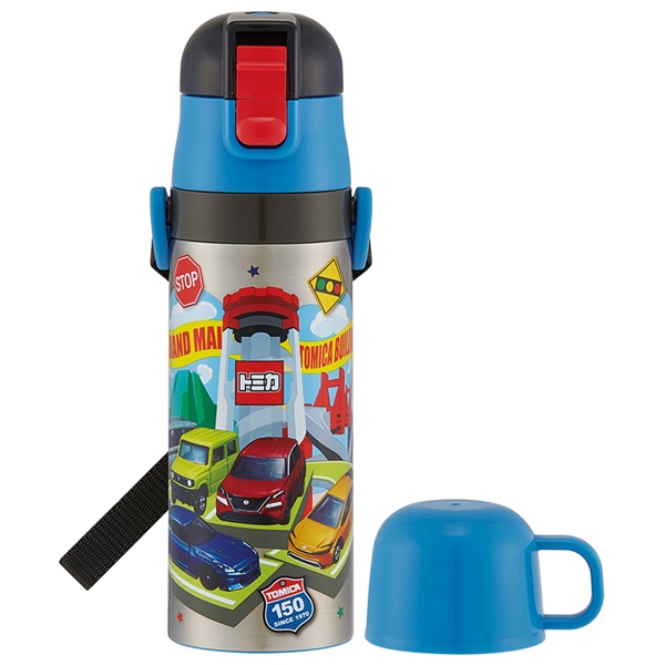 [470ml]超軽量 2WAY ステンレスボトル トミカ 470ml