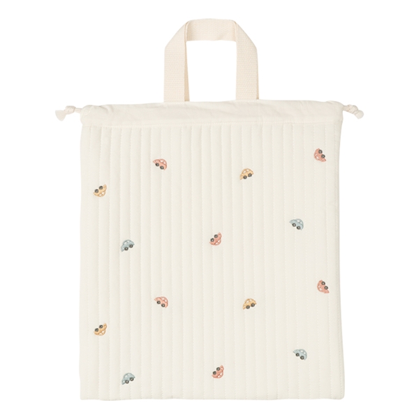 持ち手付き巾着　イブル ブルー ブルー F