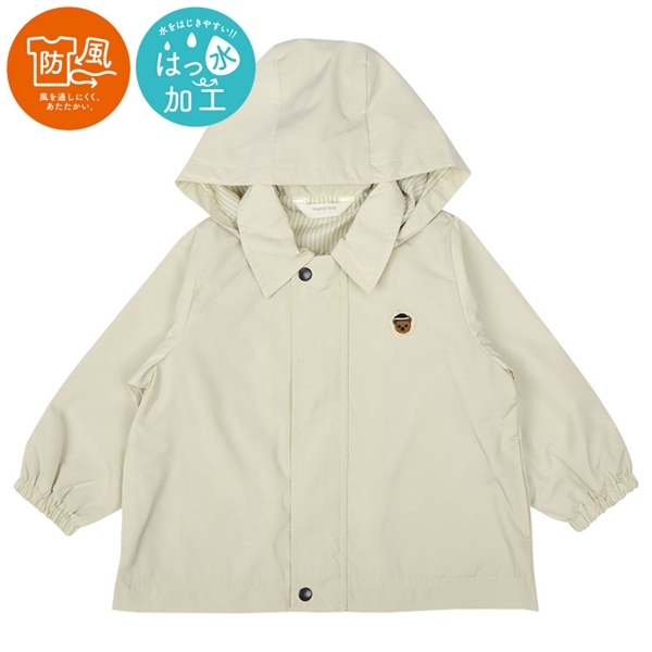 【SALE】[ベビー]ヨットパーカー　防風・はっ水　アイボリー アイボリー 90cm