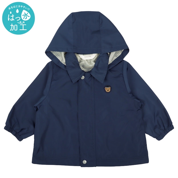 [ベビー]ヨットパーカー　防風・はっ水　ネイビー ネイビー 80cm