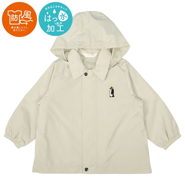 【再値下】【SALE】[キッズ]ヨットパーカー　防風・はっ水　アイボリー アイボリー 100cm
