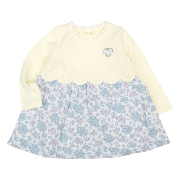 [ベビー]ドッキングワンピース　アイボリー アイボリー 80cm