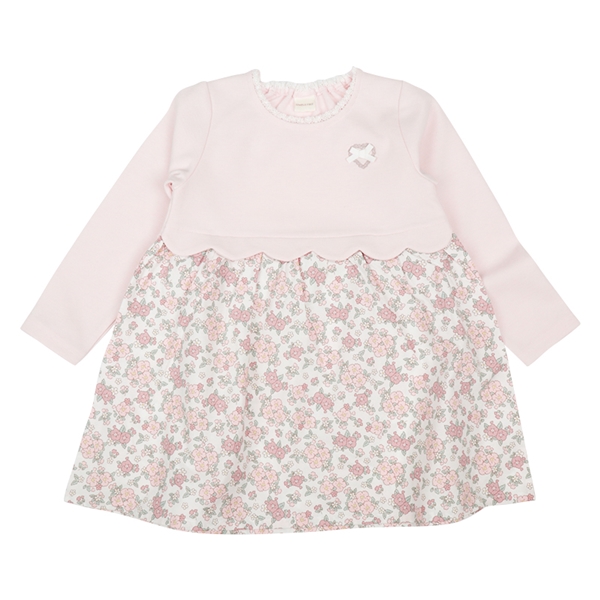 [キッズ]ドッキングワンピース　ピンク ピンク 100cm