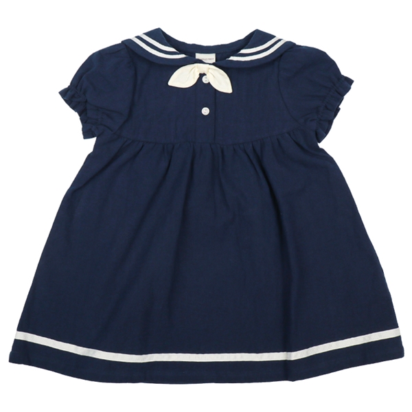 [ベビー]セーラーワンピース　ネイビー ネイビー 80cm