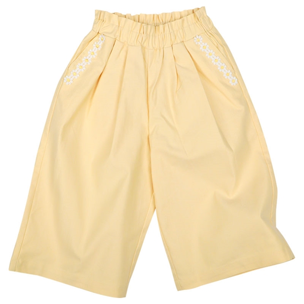 [ベビー]１０分丈ワイドパンツ　イエロー イエロー 80cm