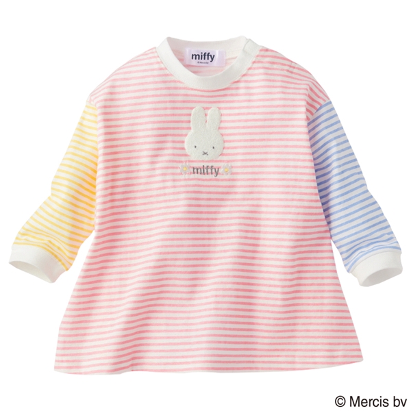 [ベビー]長袖チュニック　ミッフィー　ピンク ピンク 100cm