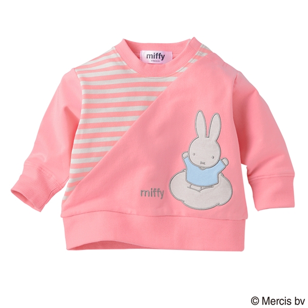 [キッズ]長袖トレーナー　ミッフィー　ピンク ピンク 100cm