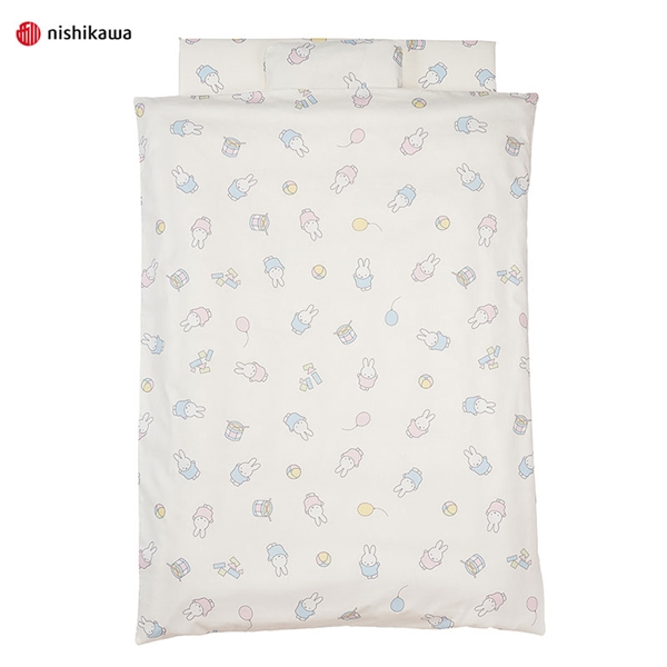 [レギュラーサイズ]ベビーふとん7点セット ミッフィー アイボリー アイボリー レギュラー