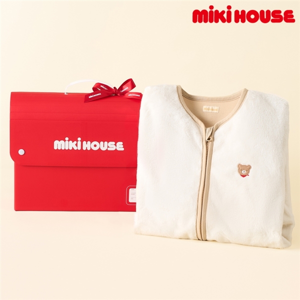 [ギフト] ＴＥＣスリーパーセット ホワイト[ミキハウス] ホワイト フリーサイズ