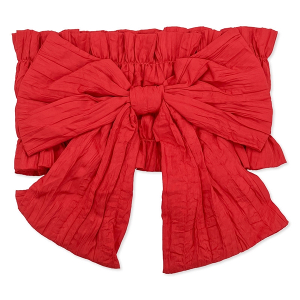 [70～95cm用]浴衣甚平(じんべい)用作り帯 リボン レッド レッド 70～95cm