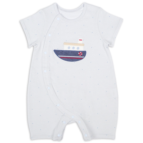 半袖　プレオール　パイルモチーフ　サックス サックス 60cm