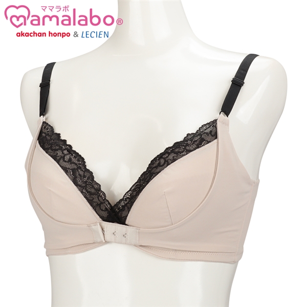 卒乳するバストを応援 ノンワイヤーブラ　ベージュ ベージュ M