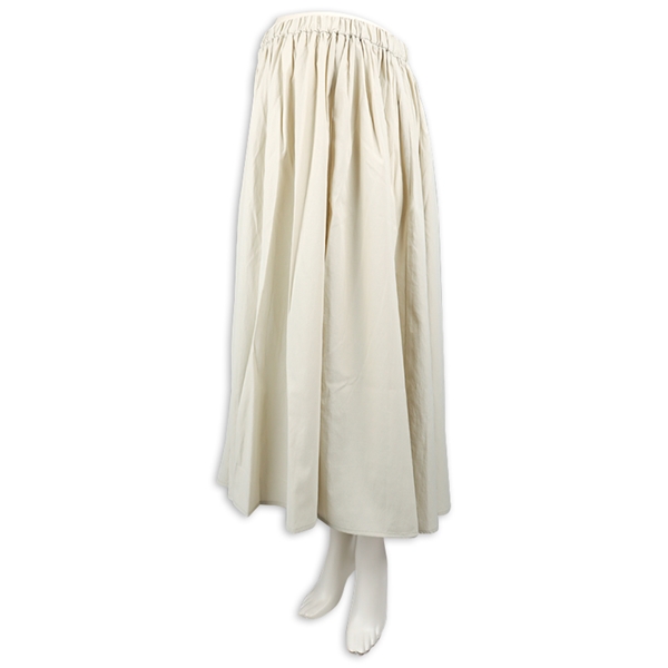 ギャザースカート アイボリー アイボリー M