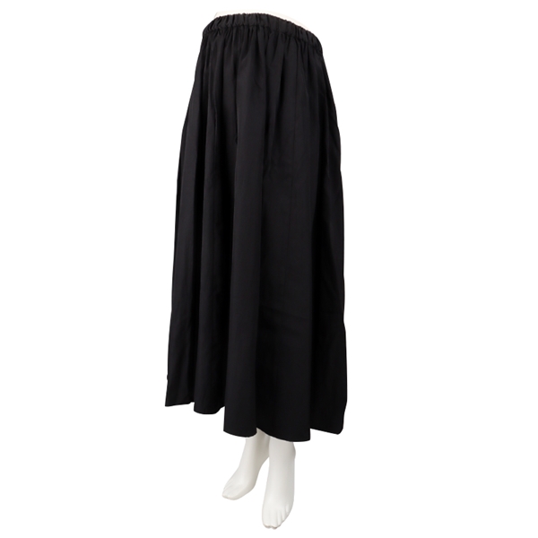 ギャザースカート ブラック ブラック M