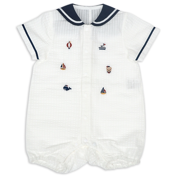 半袖プレオール　布帛　ネイビー ネイビー 60cm