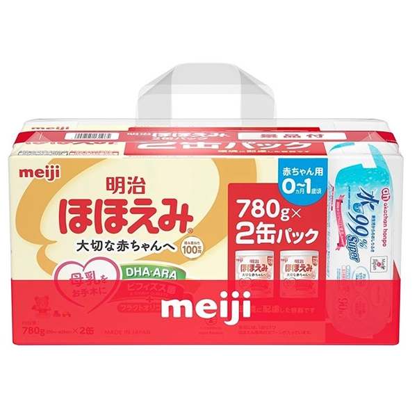 ほほえみ 2缶パック おしりふき付き