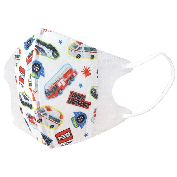 子供 立体マスクM 7枚入 トミカ   