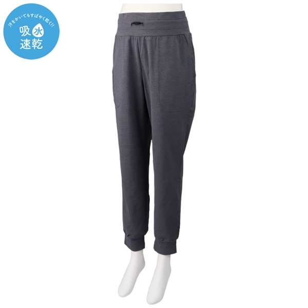 速乾　ウォーキングジョガーパンツ　チャコールグレー チャコールグレー M