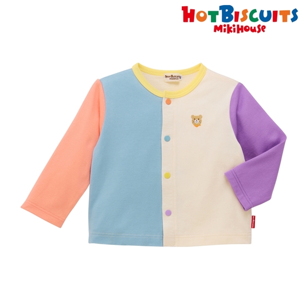 [キッズ] カーディガン マルチカラー[ミキハウス　ホットビスケッツ] マルチカラー 100cm