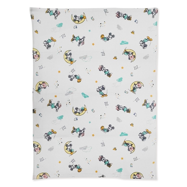 インナーパイルガーゼケット ミッキーミニー グレー