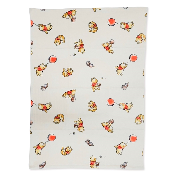 インナーパイルガーゼケット くまのプーさん クリーム