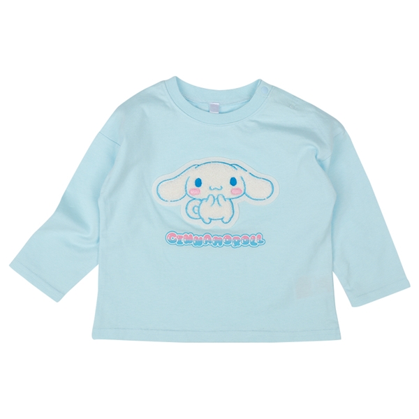 [ベビー]長袖Ｔシャツ　シナモロール　ブルー ブルー 80cm