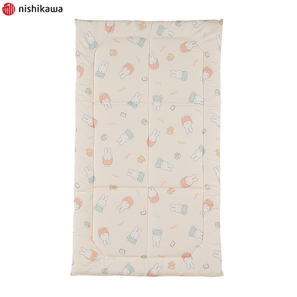 おひるね用敷きふとん ミッフィー アイボリー