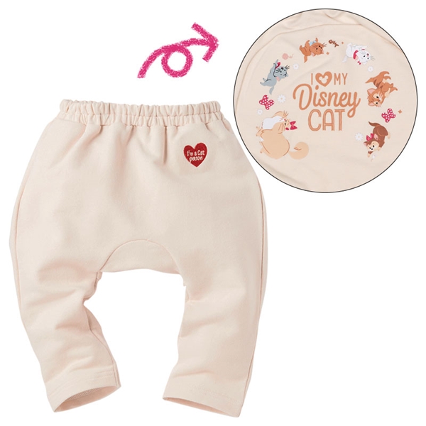 モンキーパンツ　ディズニー　アイボリー アイボリー 70cm