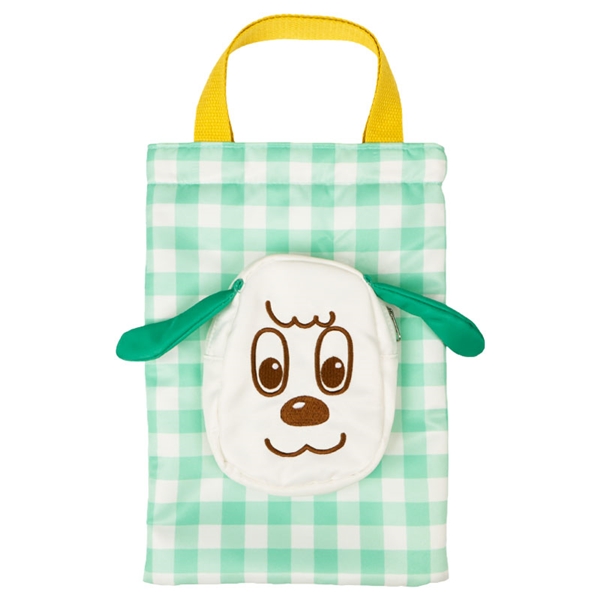 シューズバッグ　いないいないばあっ！　グリーン グリーン F