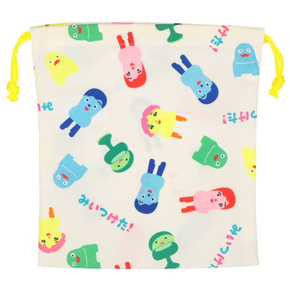 巾着小　みいつけた！　アイボリー アイボリー F