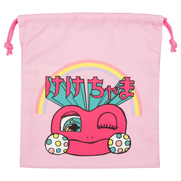 巾着小　けけちゃま　ピンク ピンク F