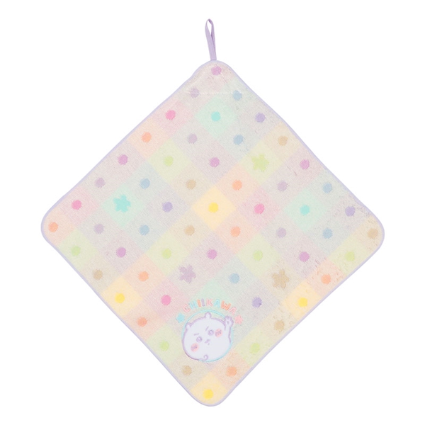 ループタオル　ちいかわパステルドットシャワー