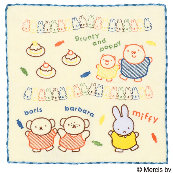 ミニタオル　ミッフィーパーティーフレンズ