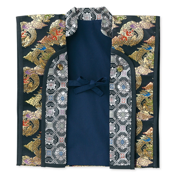 [80cm]着用陣羽織 ブラック 1000J  五月人形 ブラック 80cm