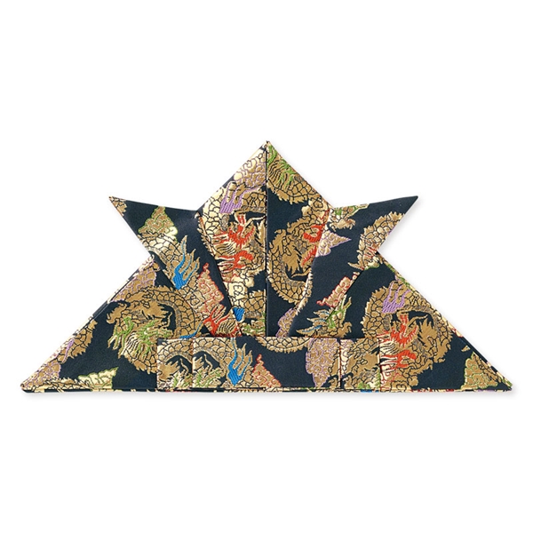 [頭囲32cm]着用兜 ブラック 1050J 五月人形 ブラック