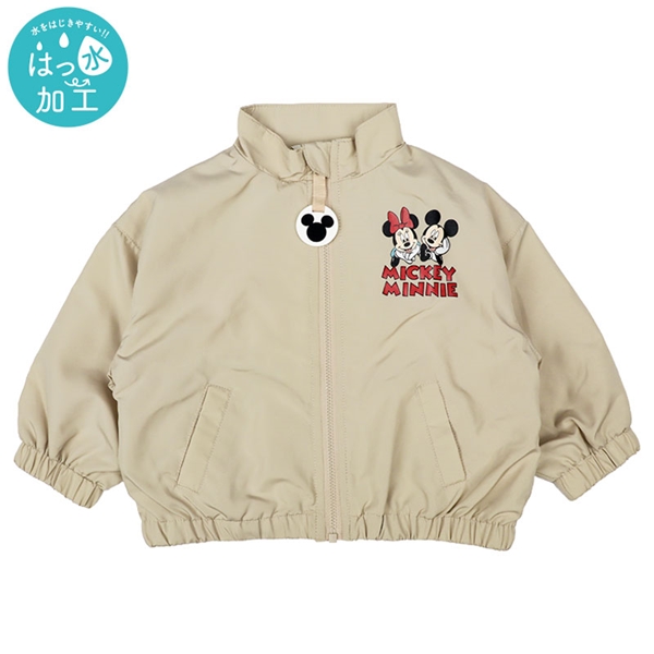 [ベビー]はっ水ジャケット　ミッキー＆フレンズ ベージュ 80cm