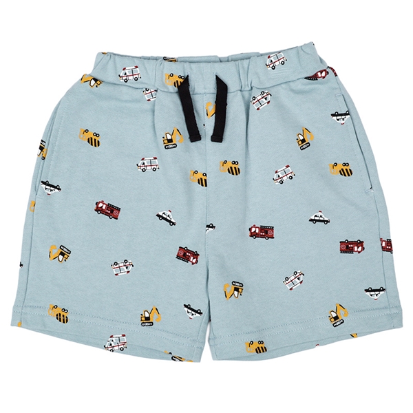 [ベビー]ハーフパンツ　カットソー　サックス サックス 70cm