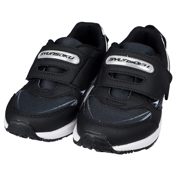 [15.0~17.0cm]瞬足ＪＣ－２５５　ブラック ブラック 15.0cm