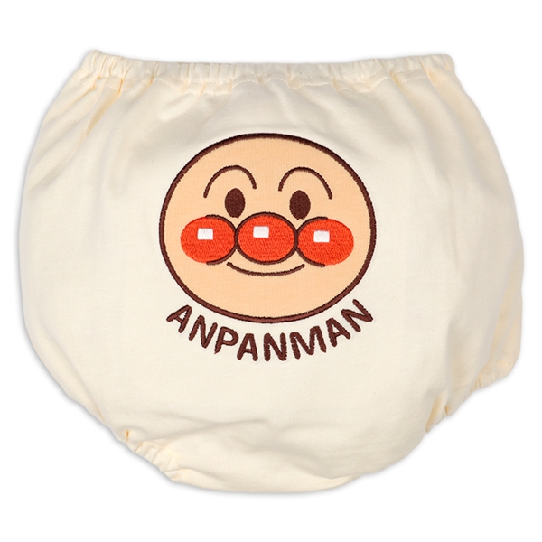 [ベビー]オーバーパンツ　アンパンマン　アイボリー アイボリー 80~95cm