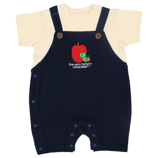 半袖プレオール　はらぺこあおむし　ネイビー ネイビー 60cm